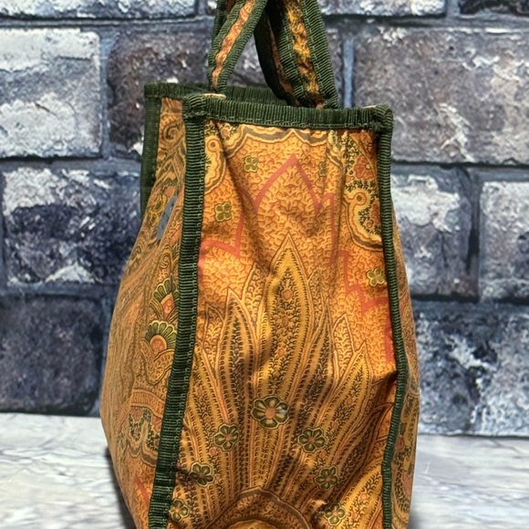 Etro Orange and Green Mini Bag with Paisley Design - Picture 6 of 13